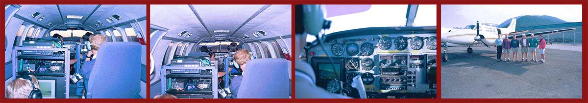 GPS Tunnel in the Sky 4-photo collage strip
